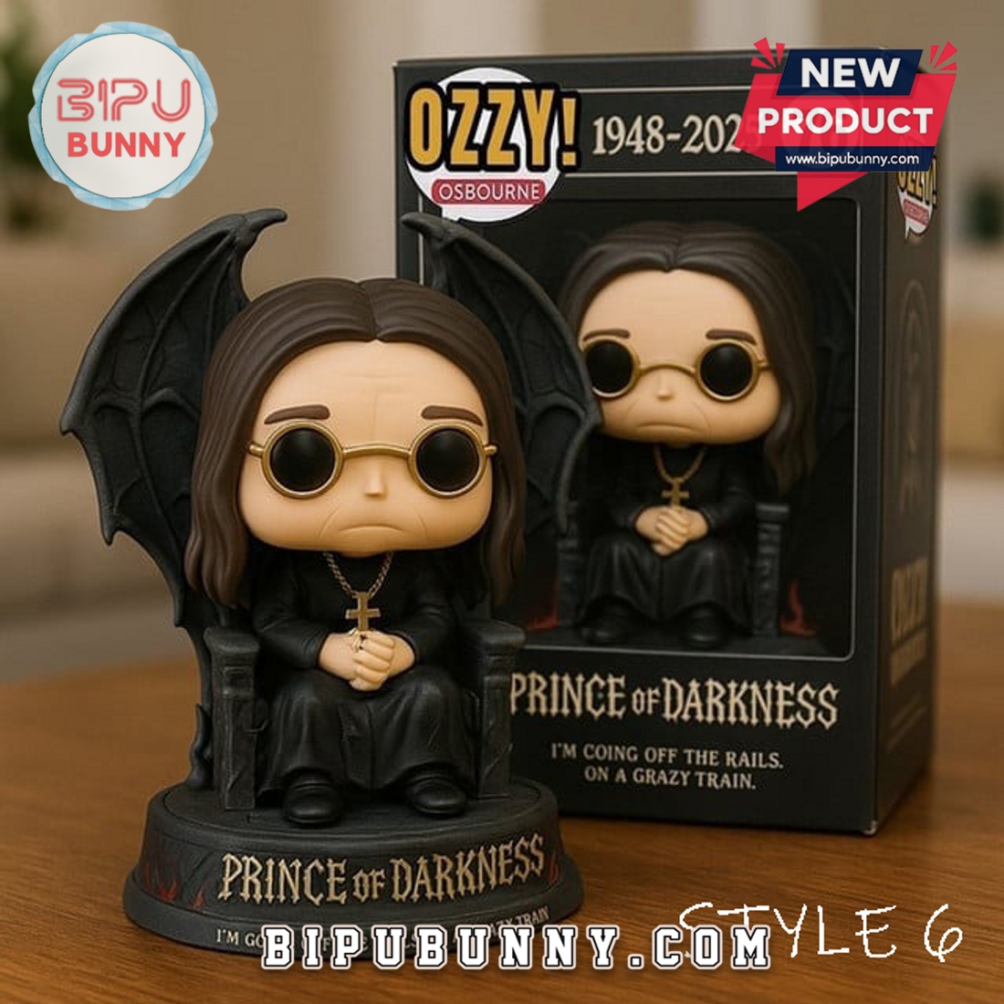 Rip Ozzy Osbourne 1948 – 2025 Resin Statue Rip Ozzy Osbourne 1948 – 2025 Resin Statue