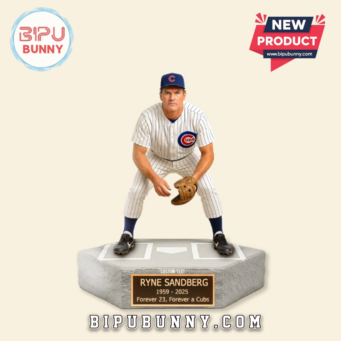 Ryne Sandberg 1959 –2025 Memorial Edition Acrylic Plaque Ryne Sandberg 1959 –2025 Memorial Edition Acrylic Plaque