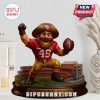 49ers mascot acrylic standee in modern home setting.