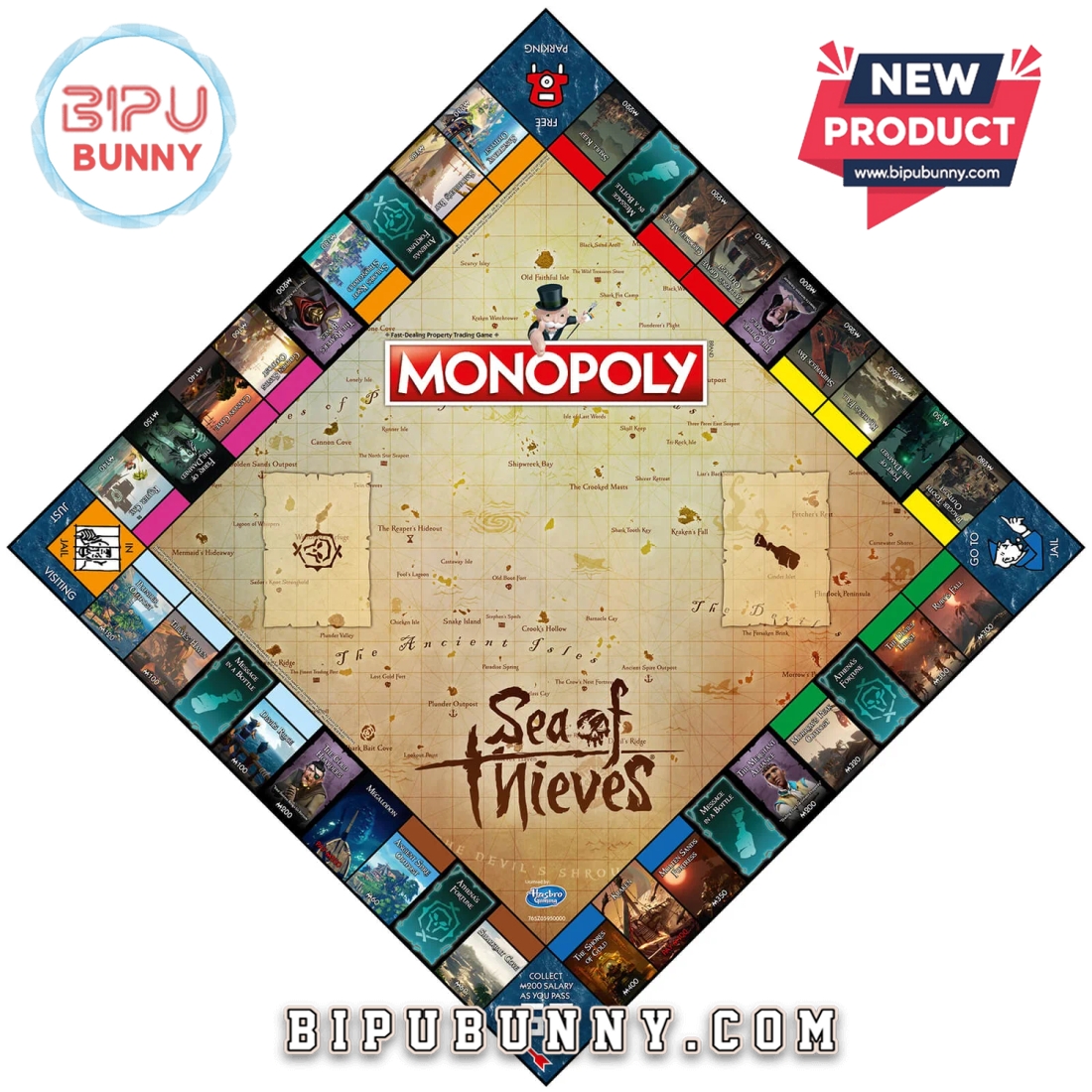Sea Of Thieves Monopoly Board Game Sea Of Thieves Monopoly Board Game
