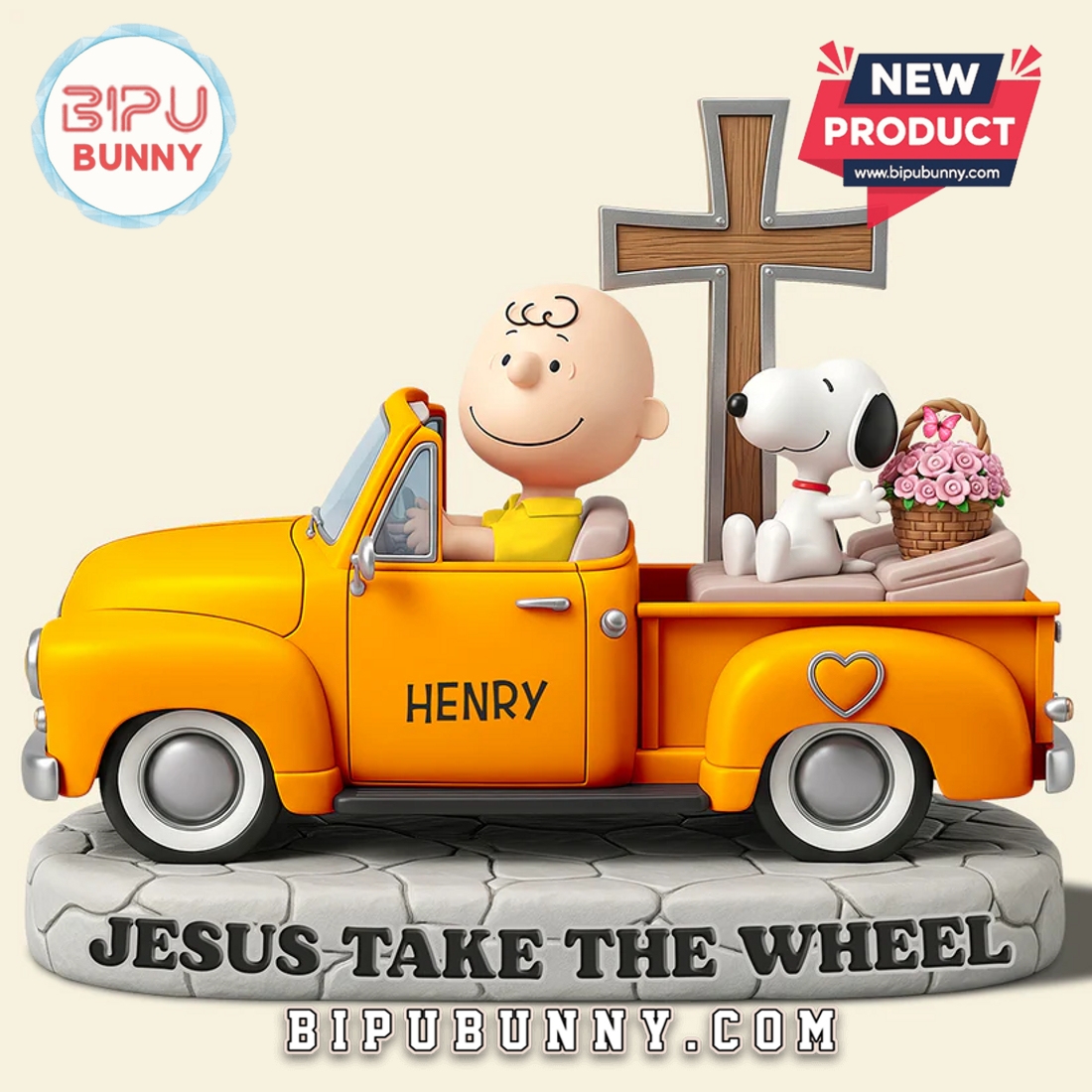 Snoopy Jesus Take The Wheel Acrylic Plaque Snoopy Jesus Take The Wheel Acrylic Plaque