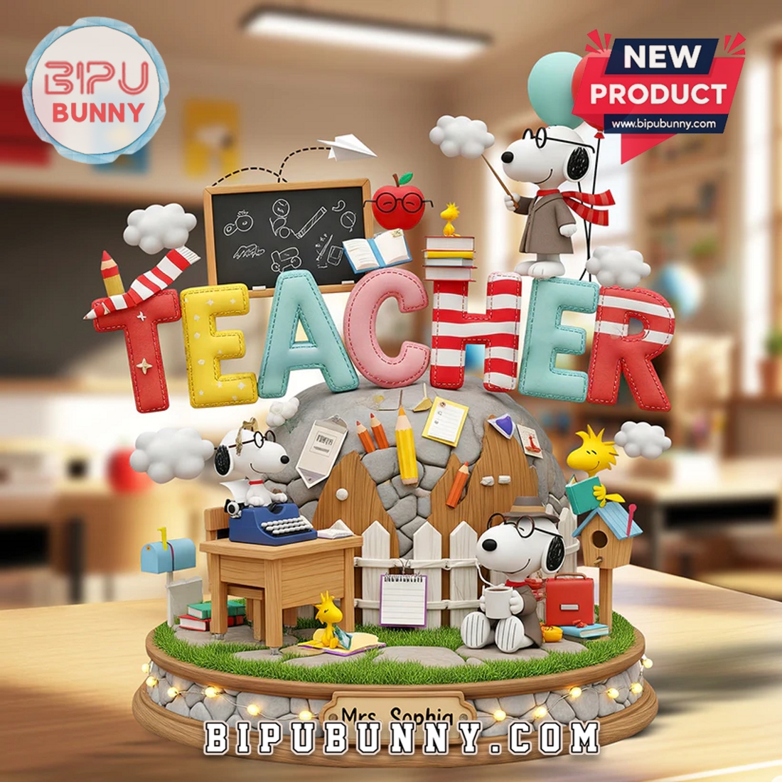 Snoopy Teacher Appreciation Acrylic Plaque Snoopy Teacher Appreciation Acrylic Plaque