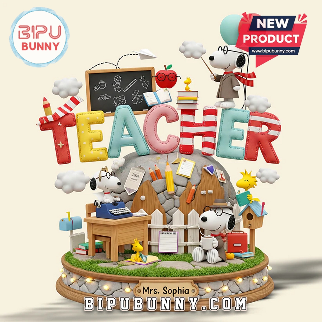 Snoopy Teacher Appreciation Acrylic Plaque Snoopy Teacher Appreciation Acrylic Plaque