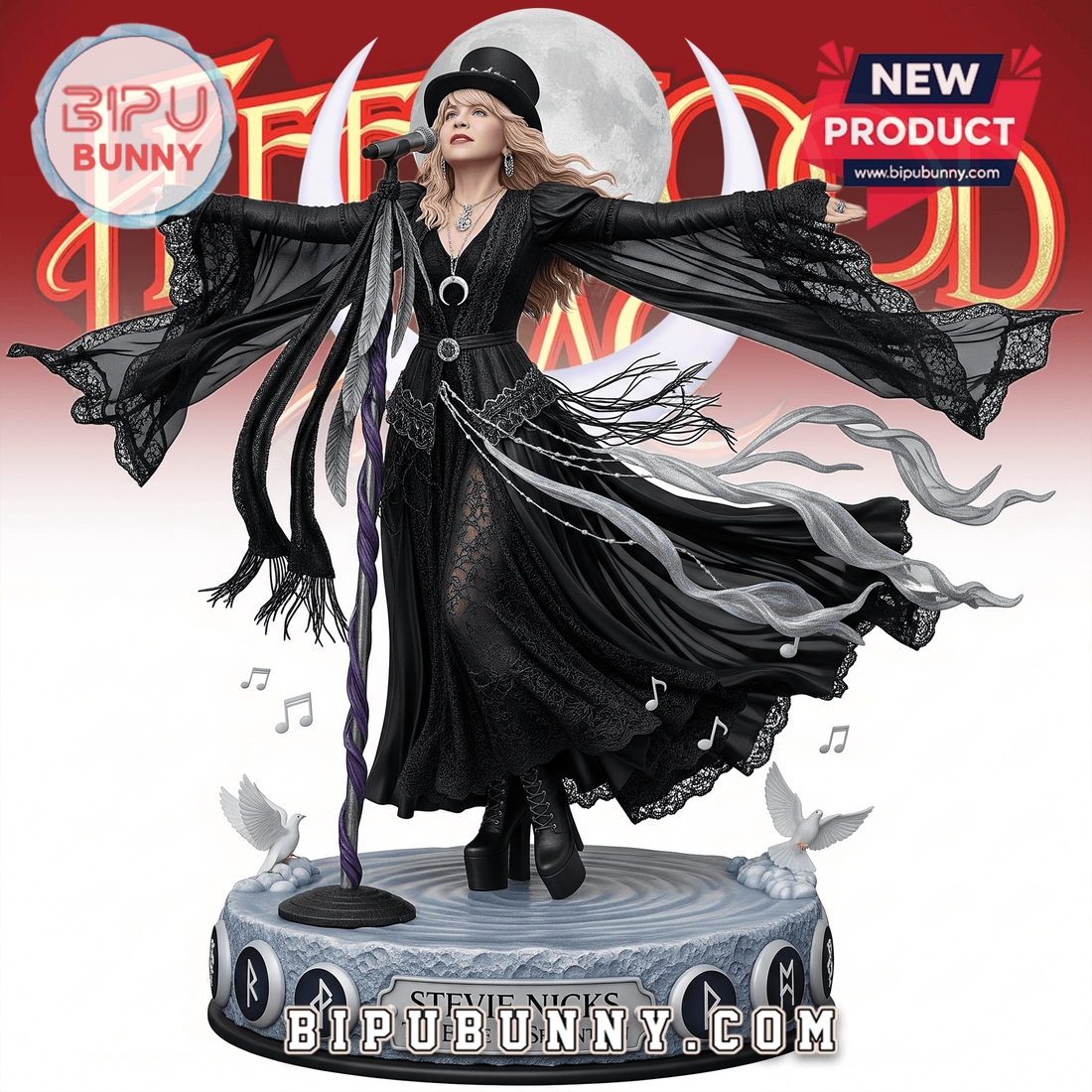 Stevie Nicks Acrylic Block Display Gift For Fan Stevie Nicks Acrylic Block Display Gift For Fan