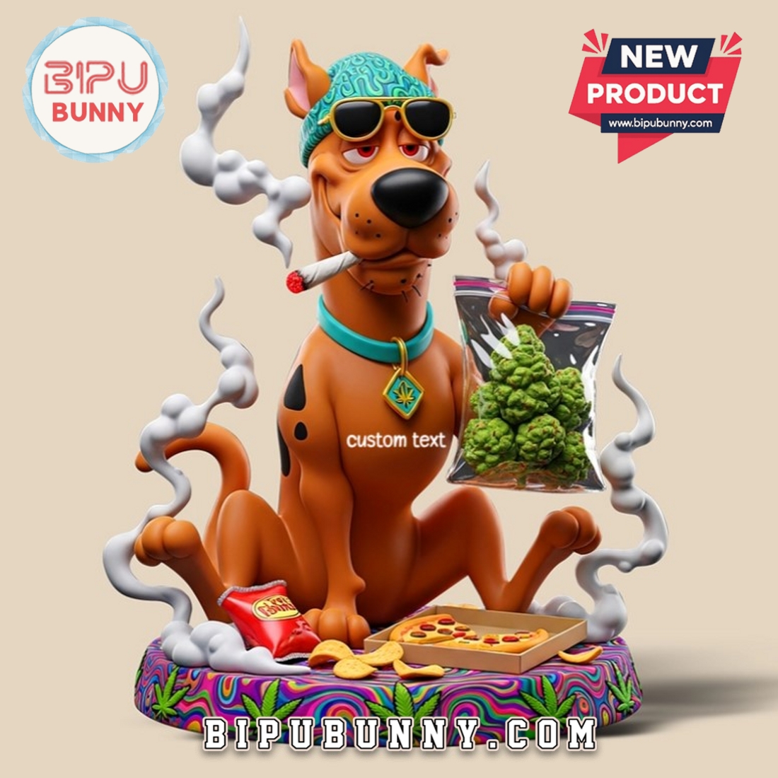 Stoner Pup Snack Custom Acrylic Plaque Stoner Pup Snack Custom Acrylic Plaque