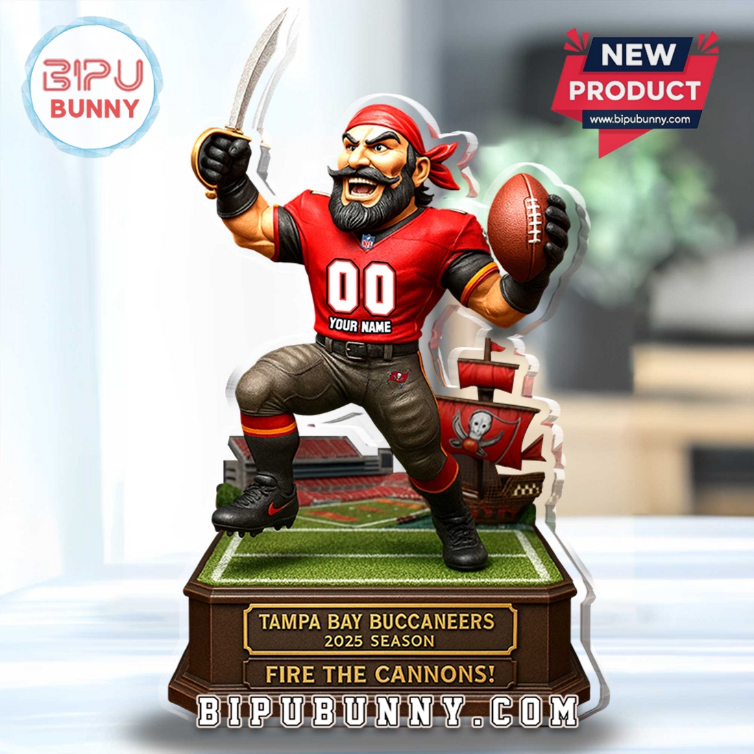 Tampa Bay Buccaneers Acrylic Standee Figures Tampa Bay Buccaneers Acrylic Standee Figures