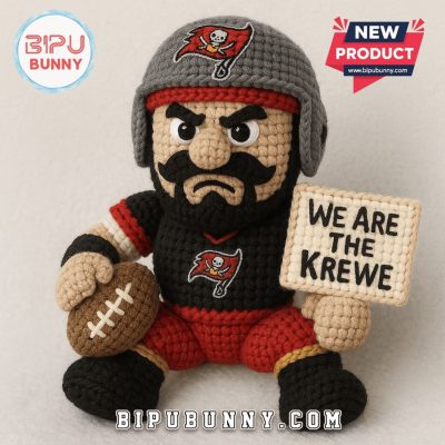Tampa Bay Buccaneers Emotional Support Crochet Doll