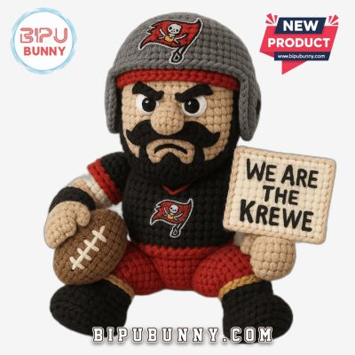 Tampa Bay Buccaneers Emotional Support Crochet Doll