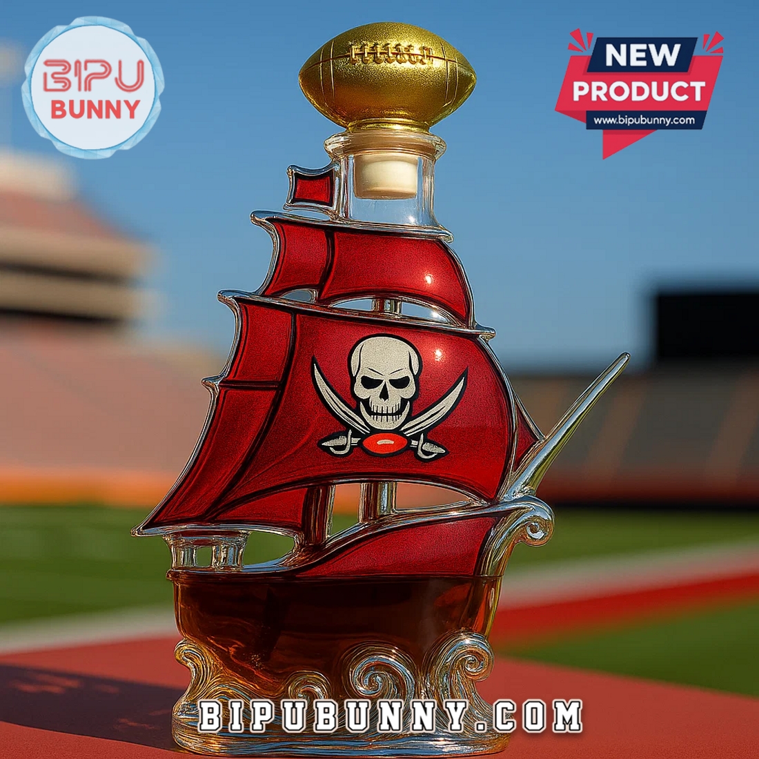 Tampa Bay Buccaneers Whiskey Bottle Tampa Bay Buccaneers Whiskey Bottle