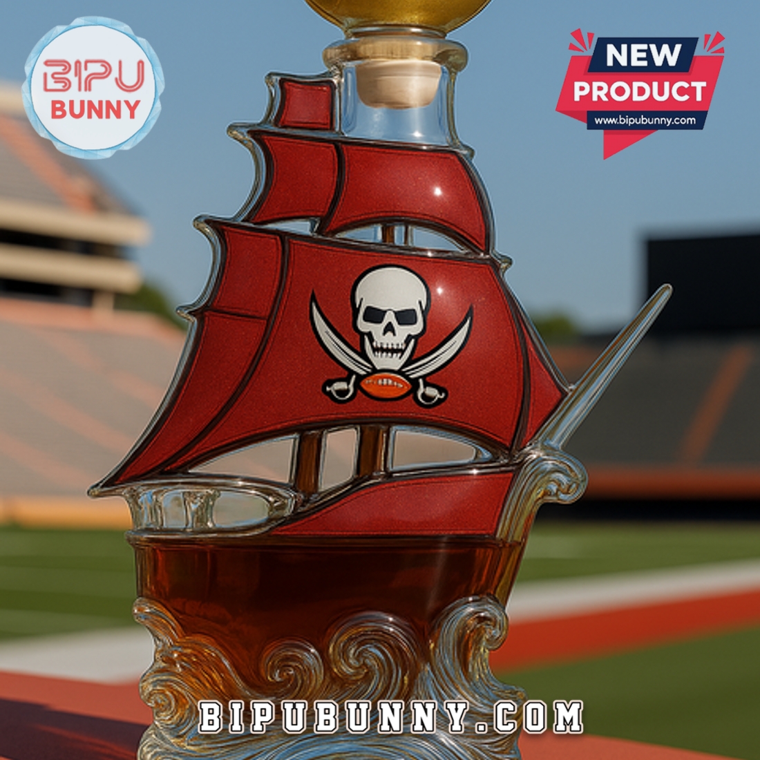 Tampa Bay Buccaneers Whiskey Bottle Tampa Bay Buccaneers Whiskey Bottle