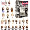 Taylor Swift figurines in various iconic outfits, packaged in a special box.
