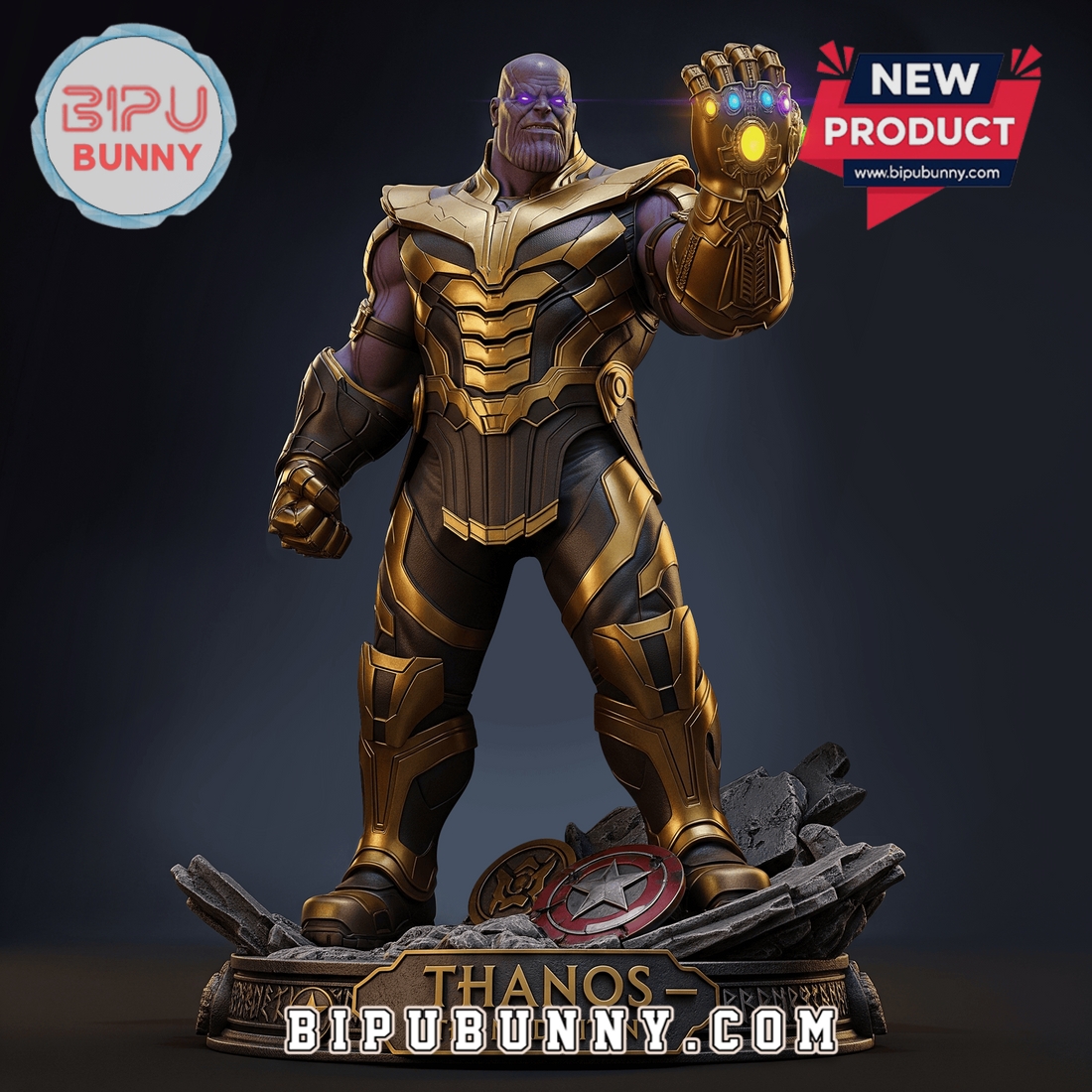 Thanos Acrylic Block Display Gift For Fan Thanos Acrylic Block Display Gift For Fan