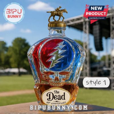 The Dead 60th Anniversary Whiskey Bottle
