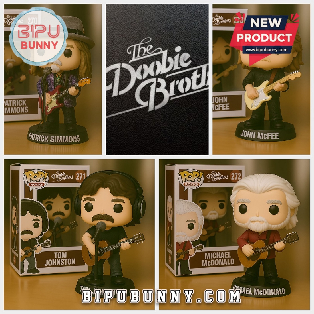 The Doobie Brothers Funko Vinyl Collectible Figure The Doobie Brothers Funko Vinyl Collectible Figure