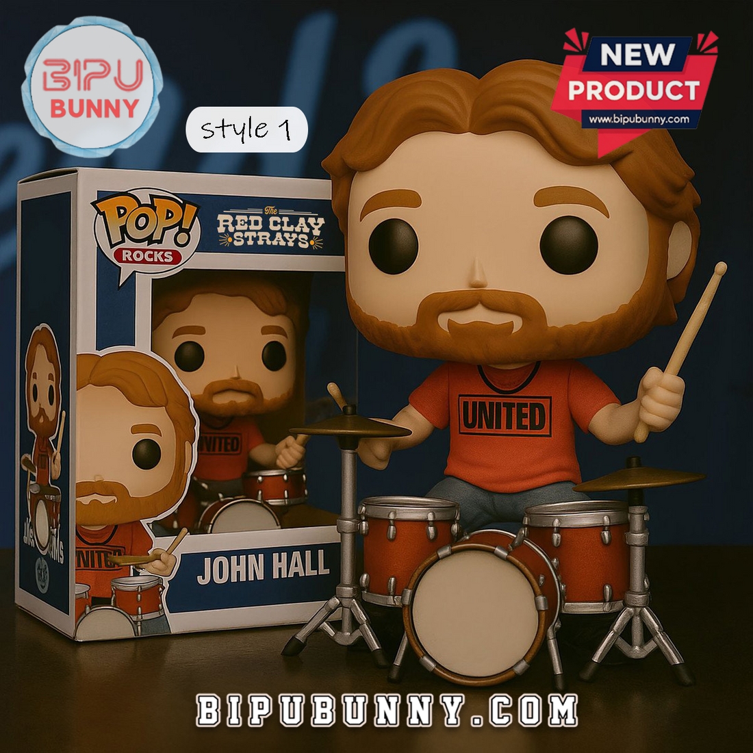 The Red Clay Strays Funko Vinyl Collectible Figure The Red Clay Strays Funko Vinyl Collectible Figure