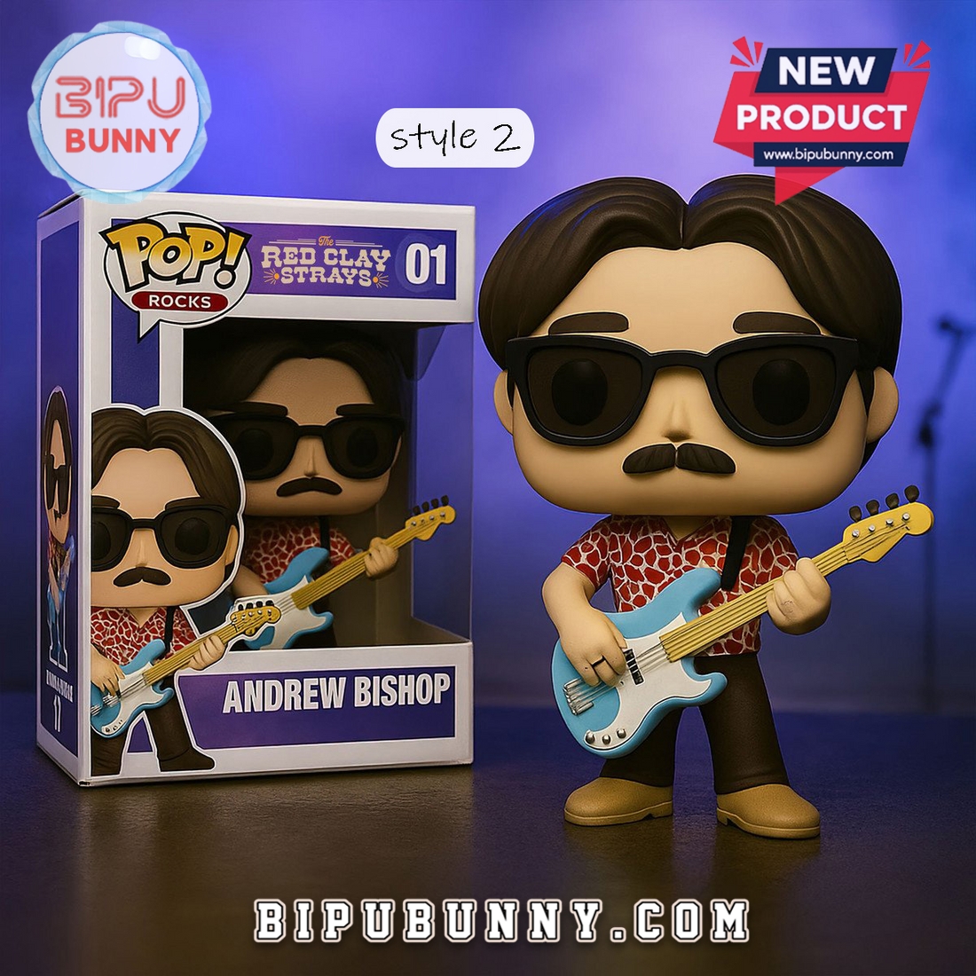 The Red Clay Strays Funko Vinyl Collectible Figure The Red Clay Strays Funko Vinyl Collectible Figure