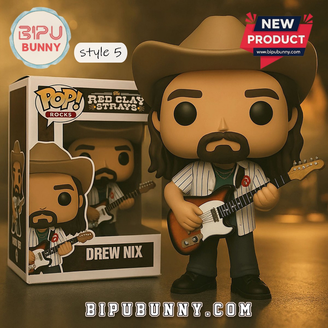 The Red Clay Strays Funko Vinyl Collectible Figure The Red Clay Strays Funko Vinyl Collectible Figure