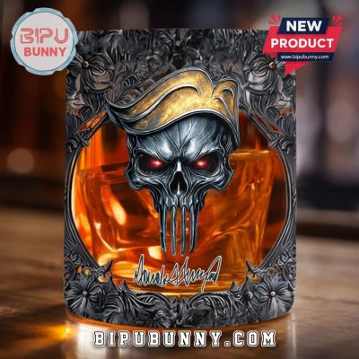 Trump Skull Whiskey Glass Trump Skull Whiskey Glass