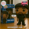 Funko vinyl figure of Tupac Shakur in all-black outfit and cap with packaging.
