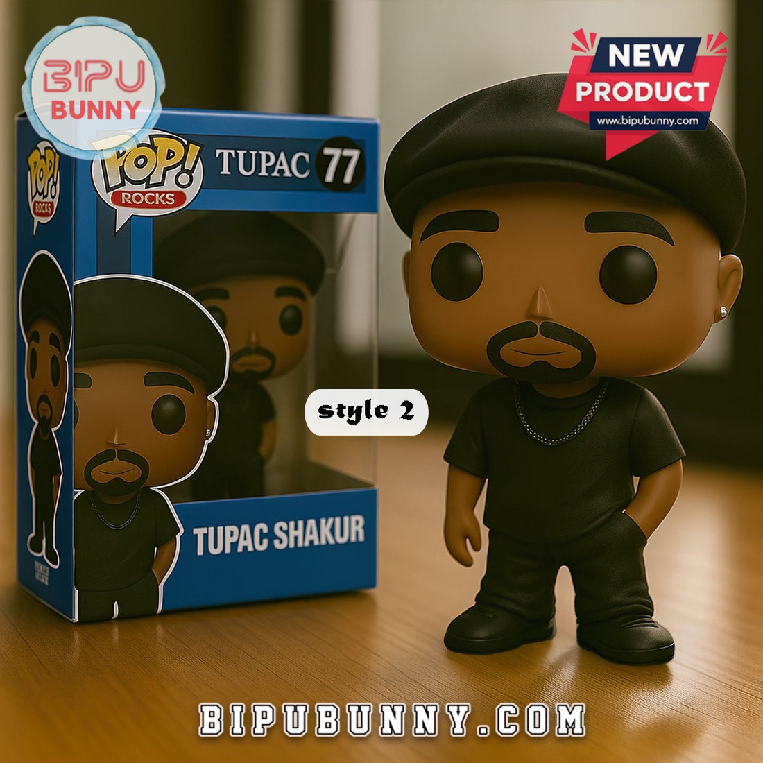 Tupac Shakur Funko Vinyl Collectible Figure Tupac Shakur Funko Vinyl Collectible Figure