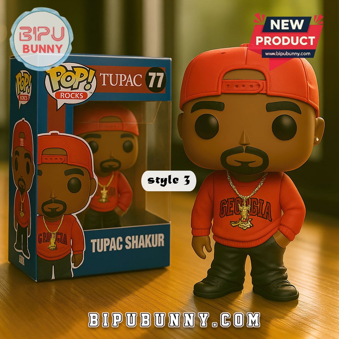 Tupac Shakur Funko Vinyl Collectible Figure Tupac Shakur Funko Vinyl Collectible Figure