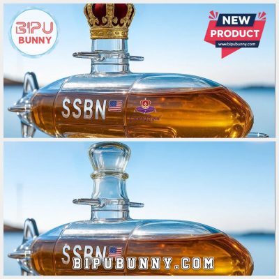 U.S.Navy SSBN Whiskey Submarine Whiskey Bottle
