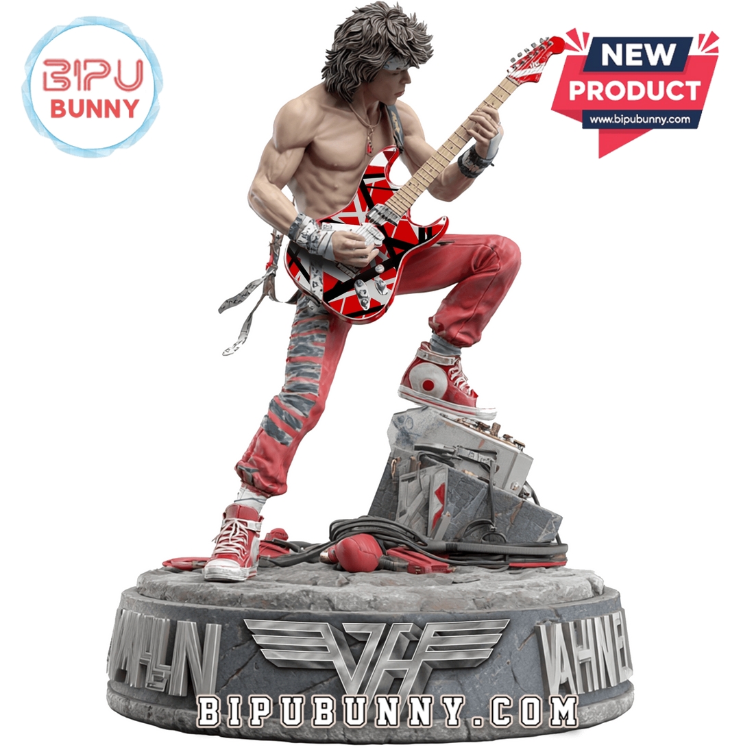 Van Halen Acrylic Block Display Van Halen Acrylic Block Display