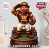 Washington Commanders pig mascot figurine in home setting!