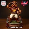 Washington Commanders pig mascot figurine with custom name option!