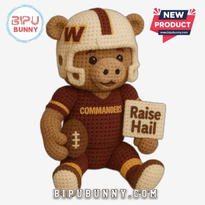 Washington Commanders Emotional Support Crochet Doll