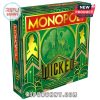 Wicked Edition Monopoly game box featuring green and gold design with characters from the 