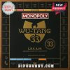 Monopoly Wu-Tang Clan Edition game board with bold black and gold design.