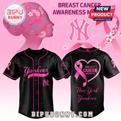 Yankees x Breast Cancer Awareness Month Baseball Jersey