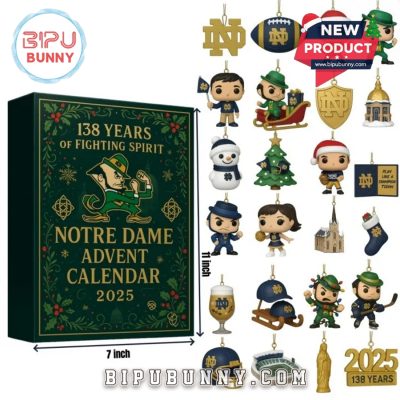 138 Years of Fighting Spirit Notre Dame Advent Calendar 2025
