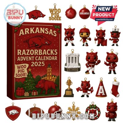 2025 Arkansas Razorbacks Football Advent Calendar
