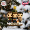 Supernatural Team Free Will collectible figures under a Christmas tree, part of the Advent Calendar 2025.