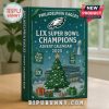 Philadelphia Eagles Super Bowl LIX Champions 2025 advent calendar box design.