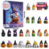 Pumpkin festival themed Halloween advent calendar with 24 figurines.
