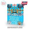 Full view of Manchester City FC Advent Calendar with player figurines and surprises inside.