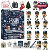 New York Yankees Advent Calendar with Funko Pop figures featuring baseball-themed ornaments.