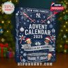 Close-up of the New York Yankees Advent Calendar box with festive decorations and design.