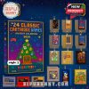Retro-style Advent calendar with 24 game cartridges, showcasing iconic classic games.
