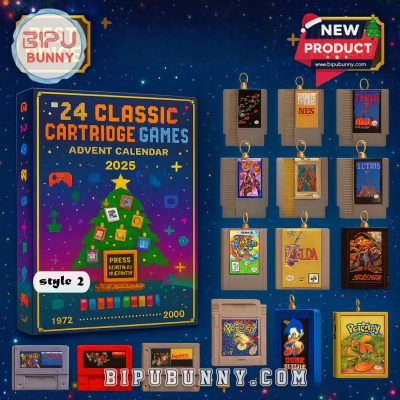 24 Classic Cartridge Game Advent Calendar 2025
