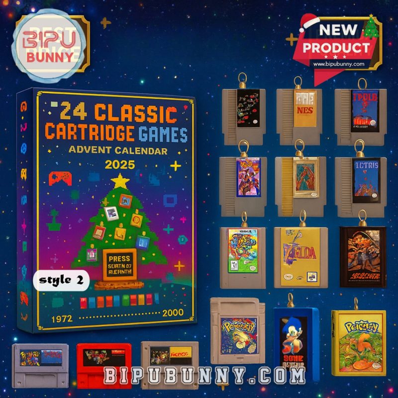24 Classic Cartridge Game Advent Calendar 2025