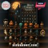 Halloween Countdown Box with spooky figurines and collectible Halloween-themed items.