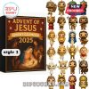 Advent of Jesus Calendar style 2 featuring Nativity figures like Mary, Joseph, angels, and kings.