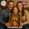 Jesus Advent Calendar 2025 box with sacred heart artwork placed near Christmas decorations.