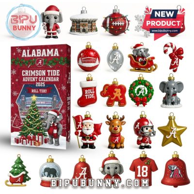 Alabama Crimson Tide Football Advent Calendar 2025
