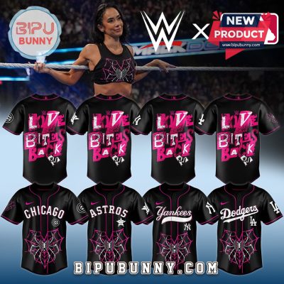 All Team MLB X AJ Lee Has Returned WWE Baseball Jersey