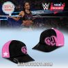 AJ Lee-inspired black and pink cap with heart-shaped 